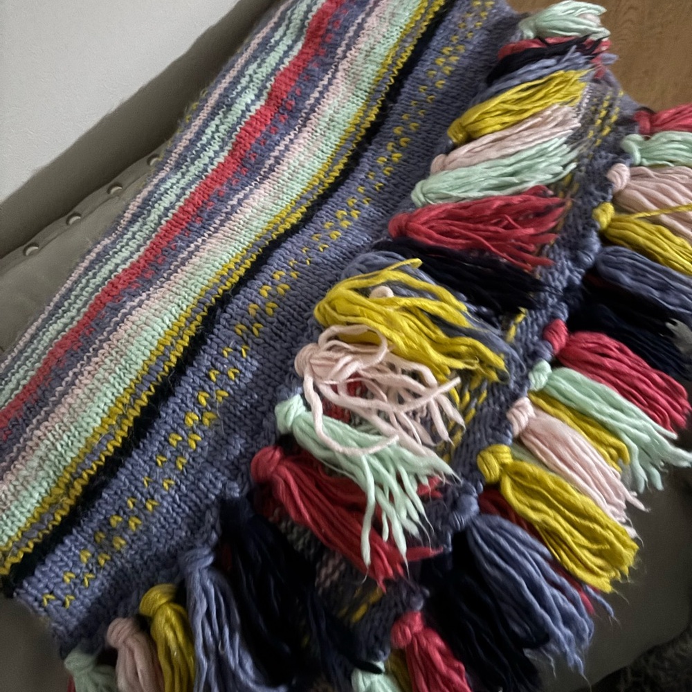 Matilda Jane Multicolor Knit Throw Blanket
